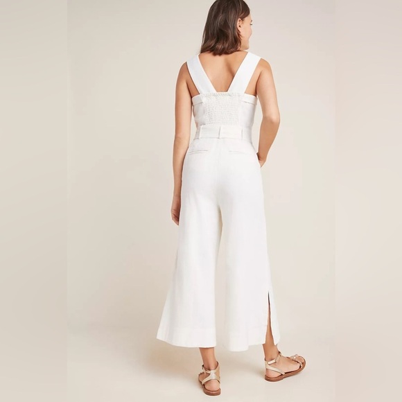 Anthro’s,Cape Cod Jumpsuit, Heavier Weight,Belted,Pockets,Buttons,EUC, Size 0 - Picture 5 of 10